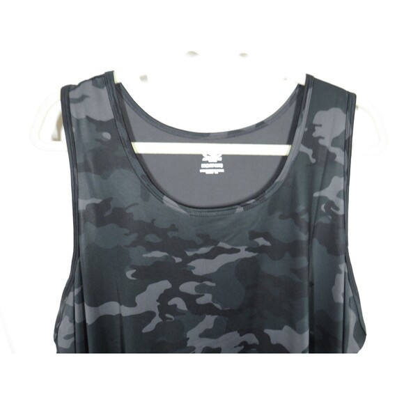 Athletic Works Black Gray Camouflage Racerback Tank Dress Plus Size 3X - Picture 5 of 7